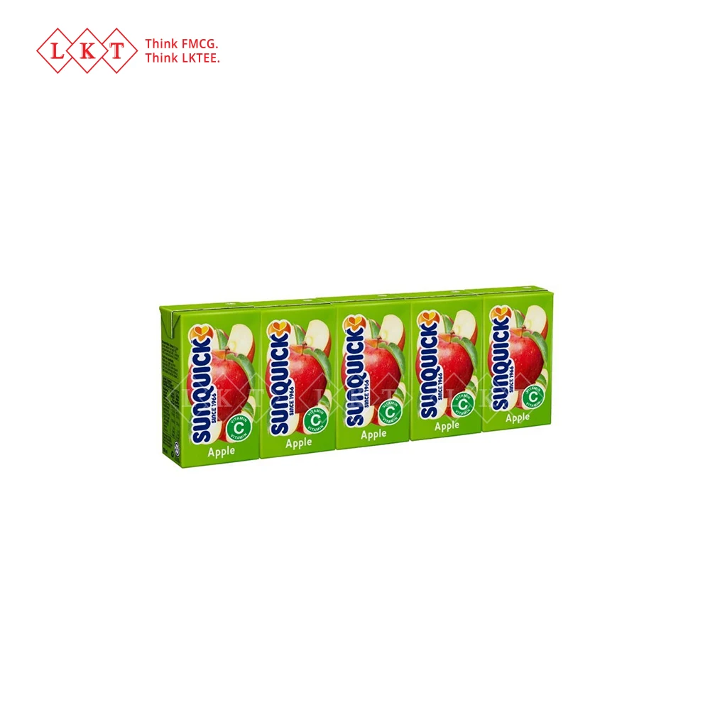 Sunquick Fruit Juice Concentrate 125ML Tetra Pack Apple HORECA Direct Factory from Malaysia Wholesale Halal Certified