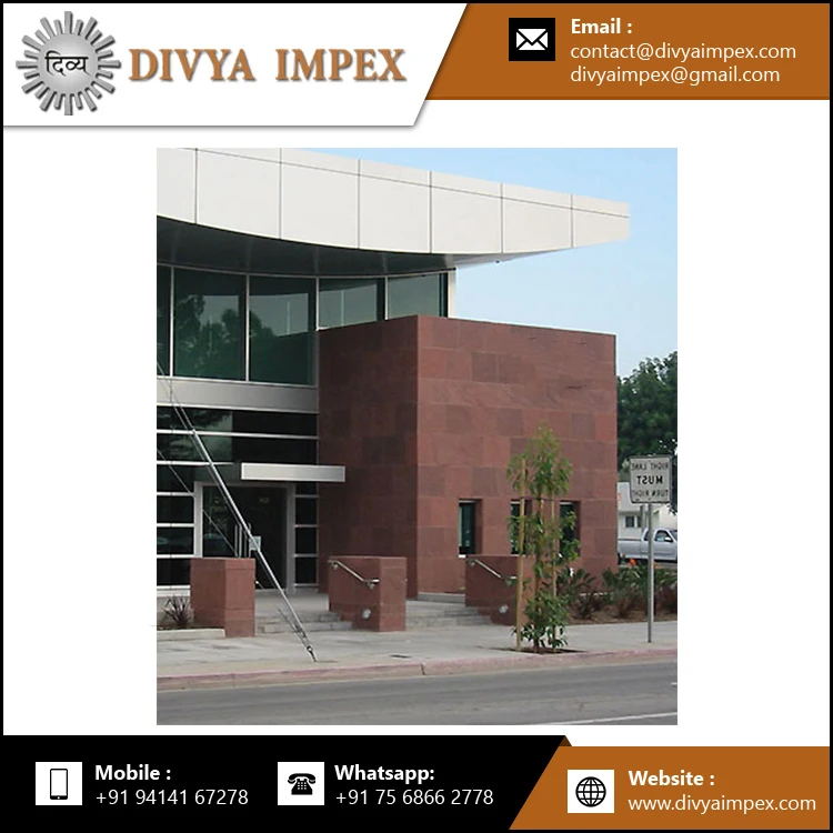 Прямая поставка с завода, высококачественный внутренний песчаник, шоколад, Красный песчаник по лучшей цене