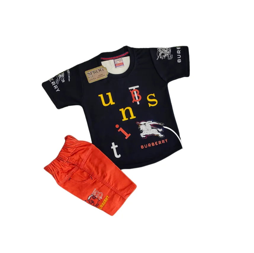 Hot Selling Brand Kids Summer Clothing Set Cartoon T-Shirt + Shorts for Summer Wear Use for Export