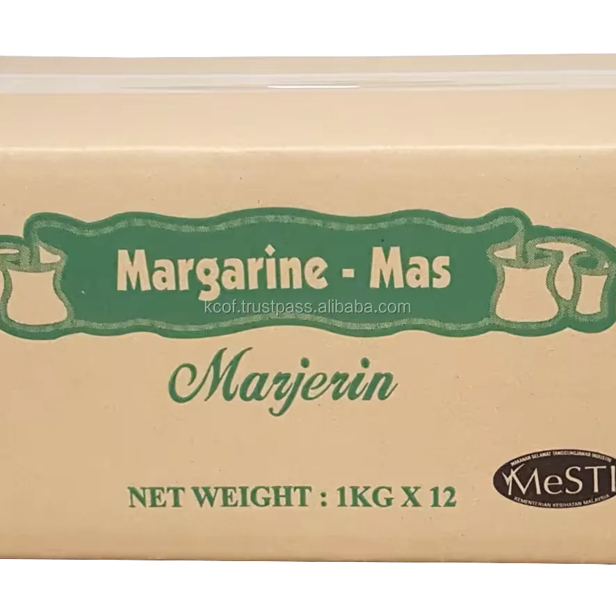 1 кг розничной упаковки маргарин Mas с сертификатом Халяль ISO GMP и HACCP