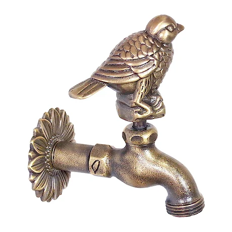 Garden Decoration Bronze Metal Snake Horse Bird Butterfly Multi Animal Faucet