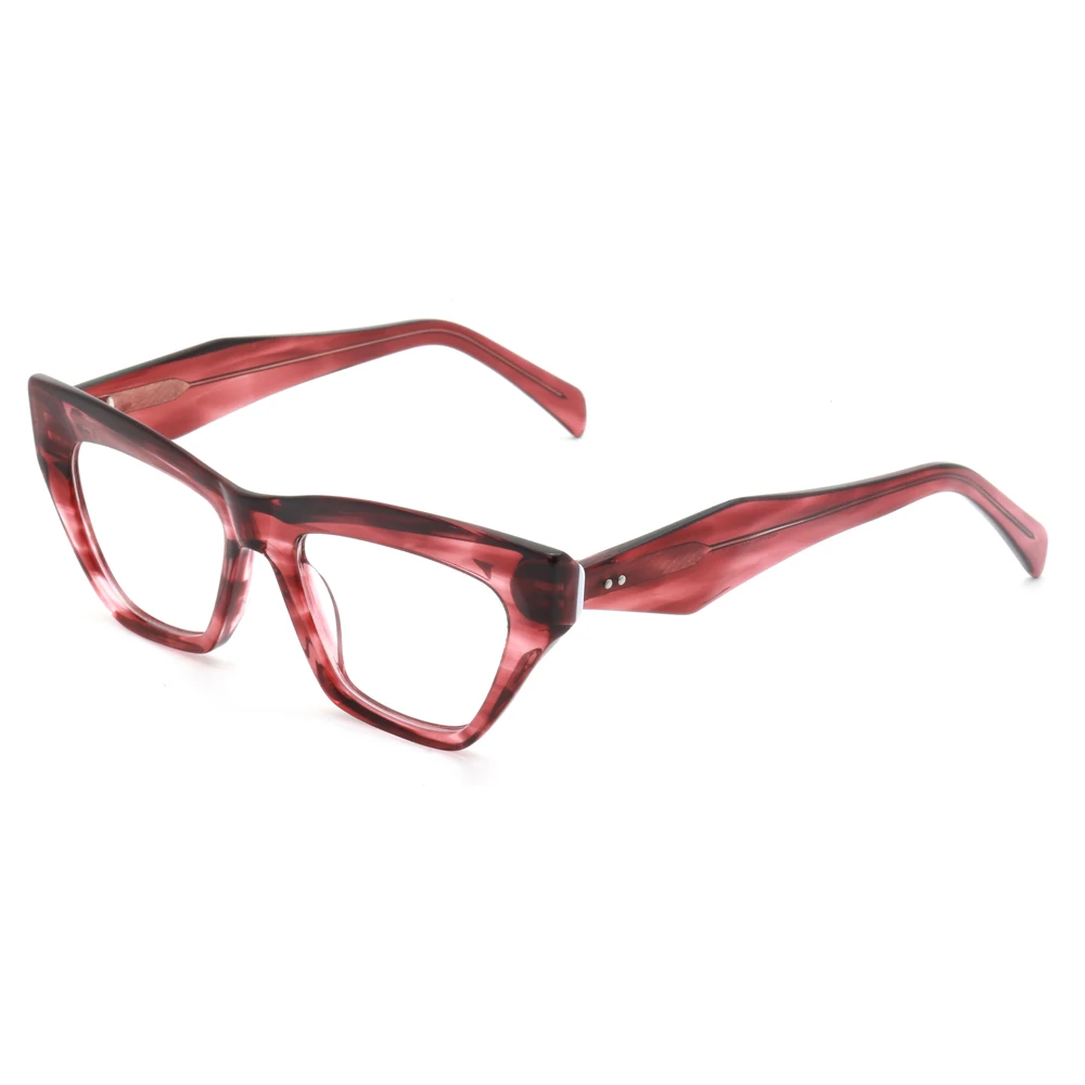 G6040 high quality fashion acetate eyeglasses optical frame material for women
