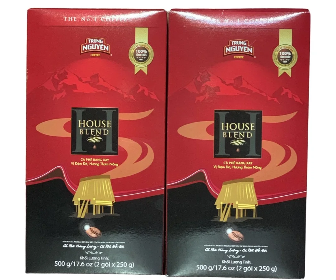 Trung Nguyen House Blend Coffee Roasted and Blended 500gr