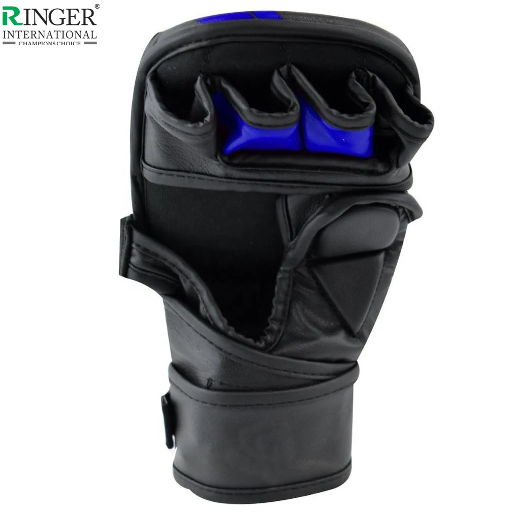 Мягкие Черные Боксерские перчатки для ММА, боксерские перчатки для соревнований по кикбоксингу для мужчин