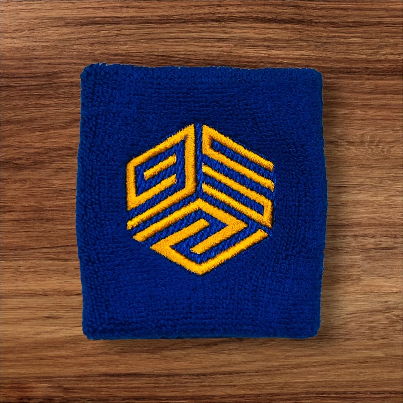 Professional Custom Elastic Terry Cotton Sweatband Sport Wristband Embroidered Tennis Protection One Size Fits All Customizable