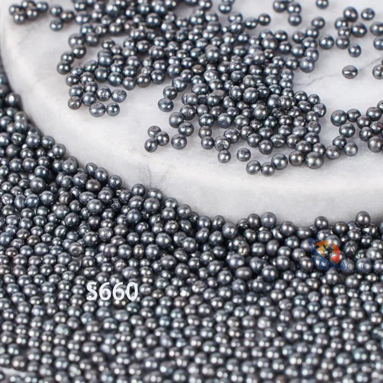 Shot blasting machine wear-resistant steel shot s660  sand blasting rust removal special cast steel shot