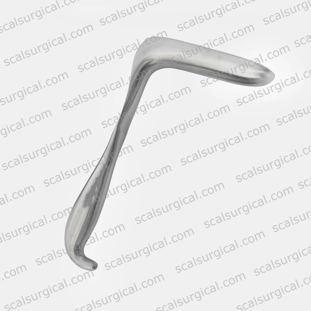 Kristeller Wiener Model Vaginal Round Handle Speculum/Specula Stainless Steel Upper/Lower Blades Single Ended
