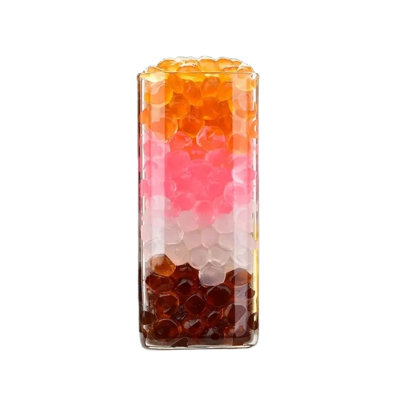 Bubble Tea Round Chewy  Multi Flavored Konjac Jelly Agar Balls