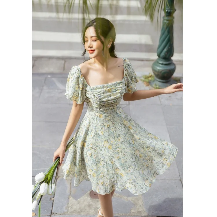 Casual Dresses Good Quality Sustainable For Women Clothing Beatiful Custom Size Vietnam Manufacturer