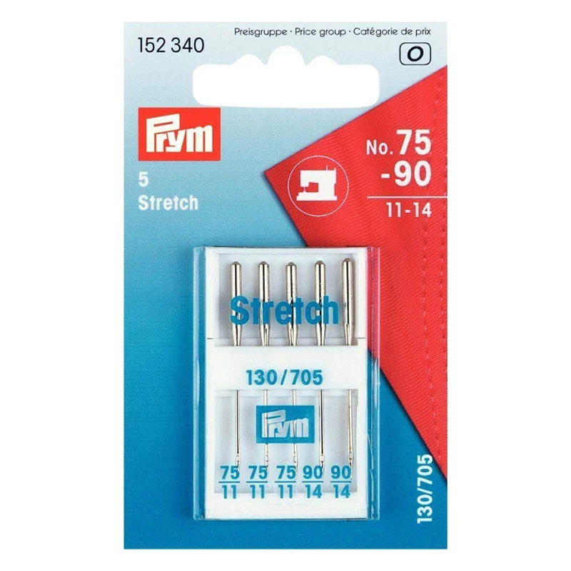 Prym 152340 товары для рукоделия в ассортименте 75-90 Стрейчевые стандартные иглы для швейной машины