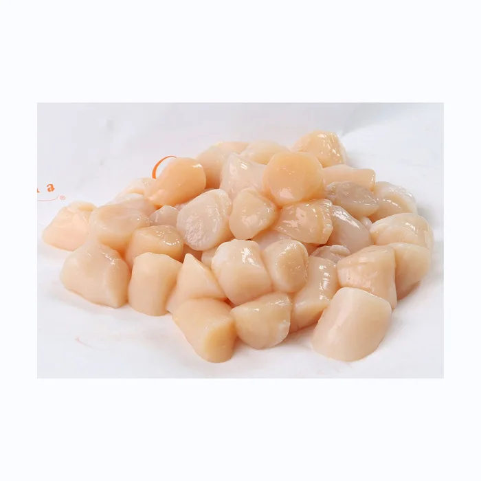 IN Stock Seafood Shellfish Frozen Fresh Half Shell Scallop Frozen Scallop Meat For Export