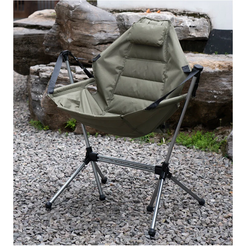 Wholesale Ultralight Portable Foldable Outdoor Hanging Garden Beach Camping Rocking Chair