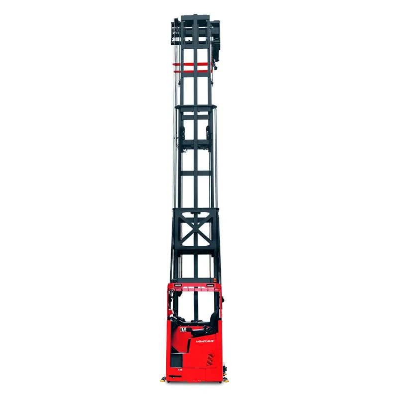 Warehouse Handling Equipment Very Narrow Aisle 3 ways  Electric Loader Pallet Stacker Forklift Truck