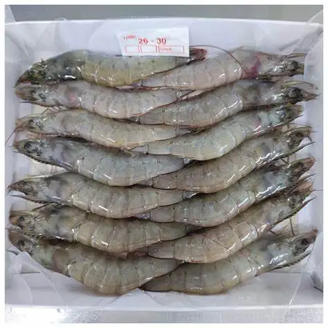 Wholesale Premium Vanamei Shrimp Frozen Black Tiger and White Shrimp Headless and Dried Packaged in Boxes