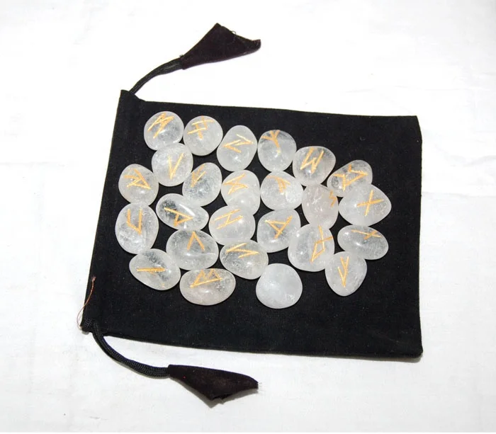 Buy Wholesale Semiprecious healing crystals Stone Craft Gemstone Rune Set Healing Rune Stones Sets Get Gems Runes