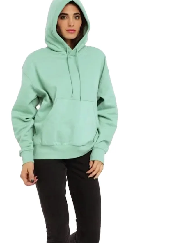 Custom Clothing Manufacturers Khaki Navy Wholesale Custom Lightweight Cotton Cut Sew Jersey Hoodie