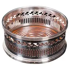 Aluminum wine bottle stand for Mats & Pads for Customization Aluminum wine bottle stand coaster for wholesale