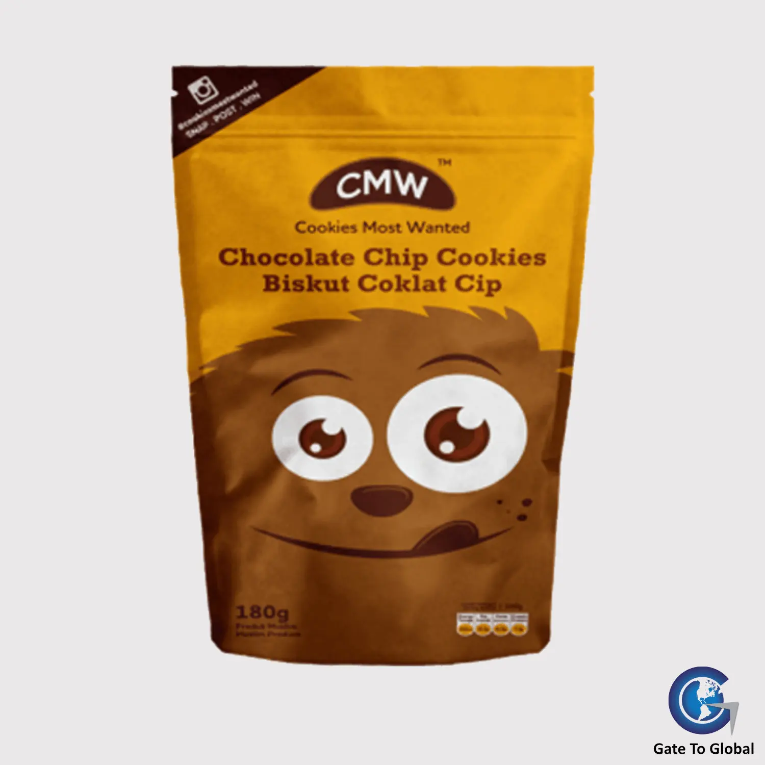 Best Selling Premium Quality Specially Formulated for Baked Goods Almond Chocolate Chip Cookies - CMW Malaysia Manufacturing