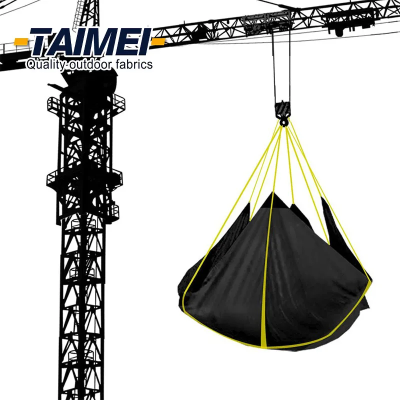 Standard Size 20 X 20ft PVC Snow Removal Tarps with Reinforced Edging