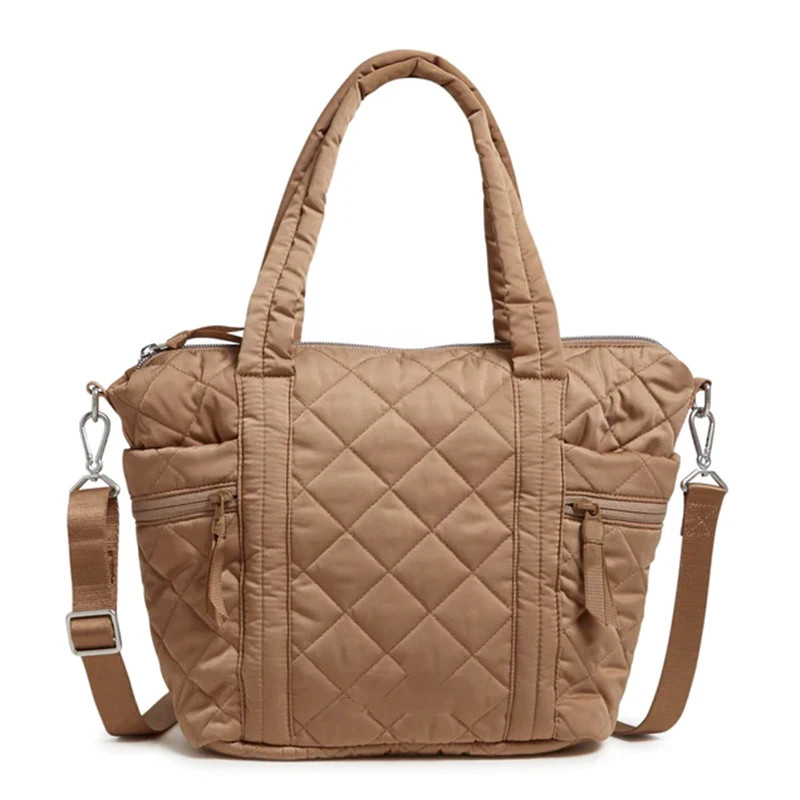 Small Multi-Strap Tote Bag Perfect for travel days or every days water-repellent polyester  tote style shoulder bag