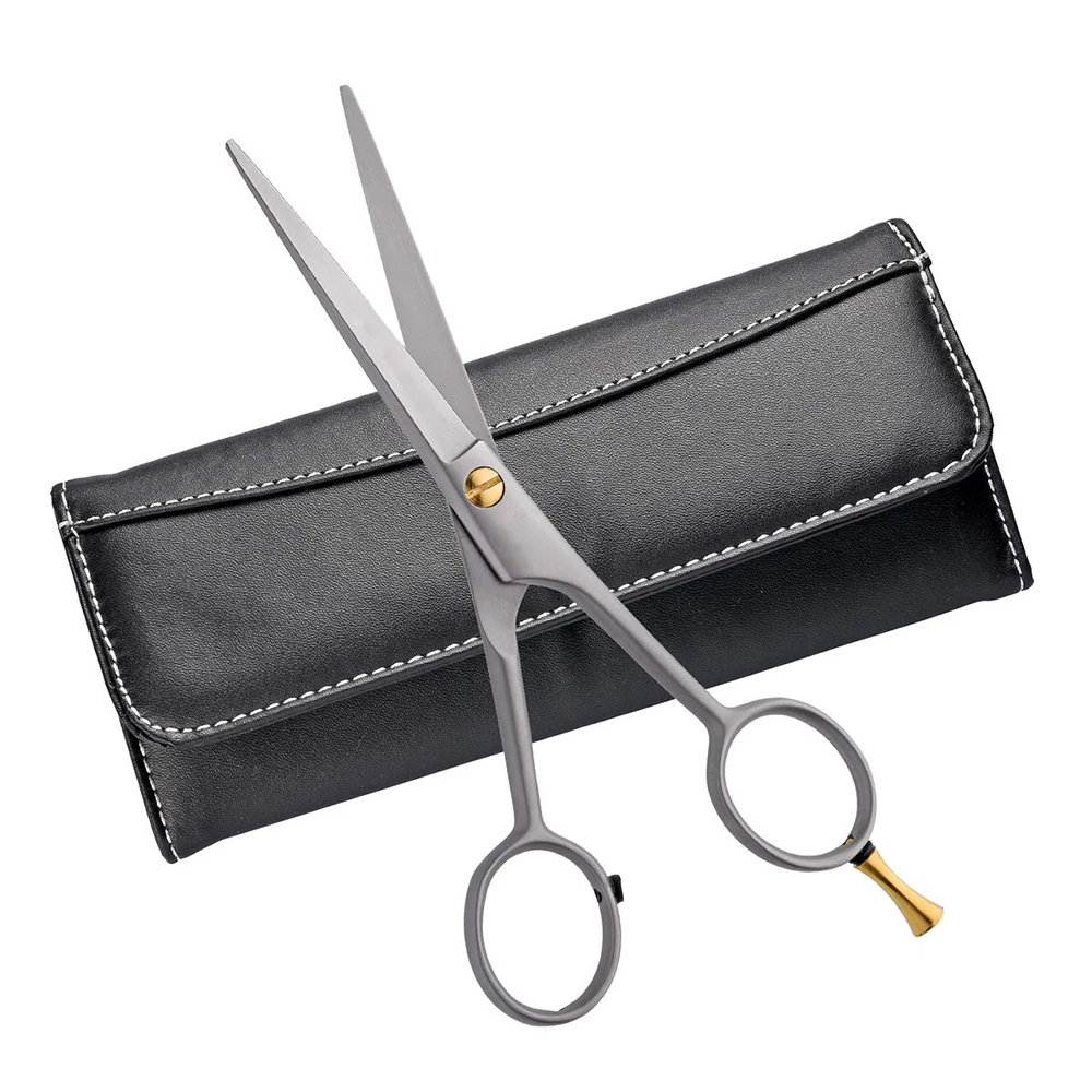 Hot Sale Hairdressing Shears Sharp Razor Edge Blades Barber Scissors 6.5 Inches Wholesale Hairdressing Shears With Leather Case