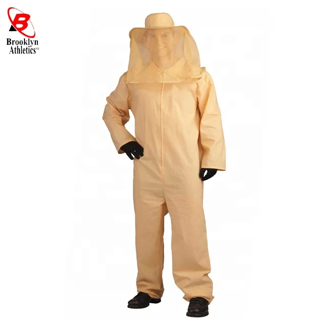 3 Layers Fully Ventilated Beekeeping Suit with Fir Against Fencing Veil