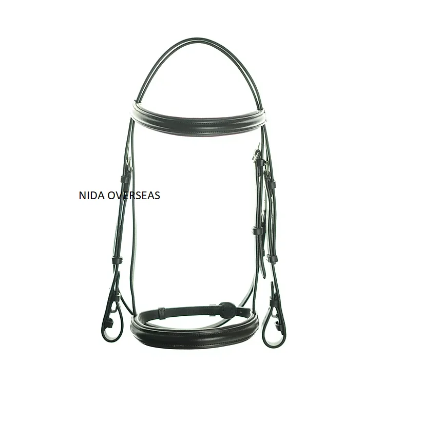 Equestrian High Quality Leather Horse English Bridle . horse