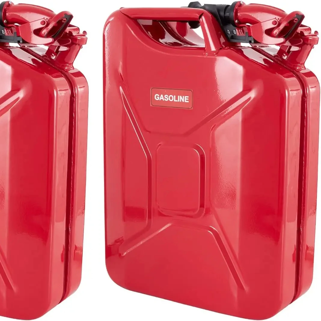 Wavian 5.3 Gallon 20 Liter Authentic Jerry Can with Spout Red