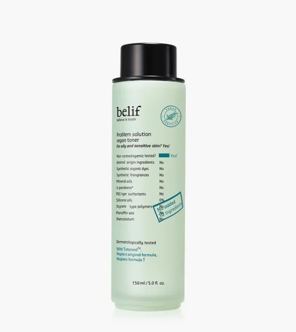 korean skin care beauty products [BELIF] belif problem solution vegan toner 150ml