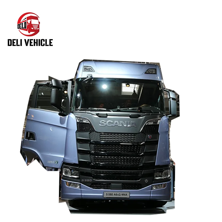 Высококачественный Подержанный грузовик 6x2 для SCANIA S540 с прицепом