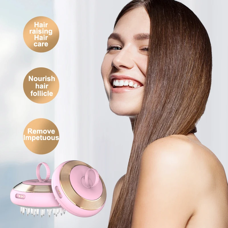 Portable Hair Care Instrument EMS Scalp Massage Anti Hair Loss Tool Electric Hair Growth Massage Comb
