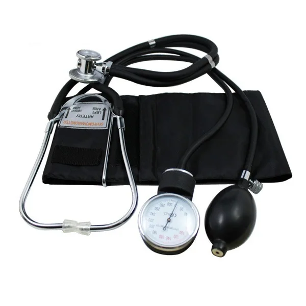 Aneriod Sphygmomanometer Stethoscope Blood Pressure Monitors Complete Set Manual Sphygmomanometer Stethoscope