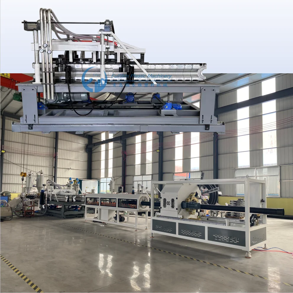 Hdpe ПВХ двухслойная гофрированная труба дренажная труба производственная машина Dwc гофрированная труба экструдер линия