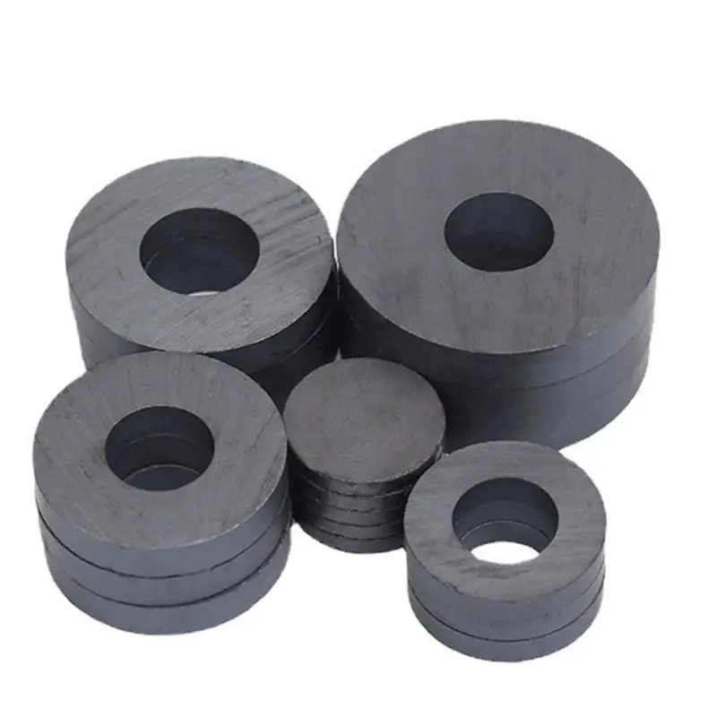 Wholesale Ferrite Ring Magnet Heavy Duty Ceramic Magnets with Holes
