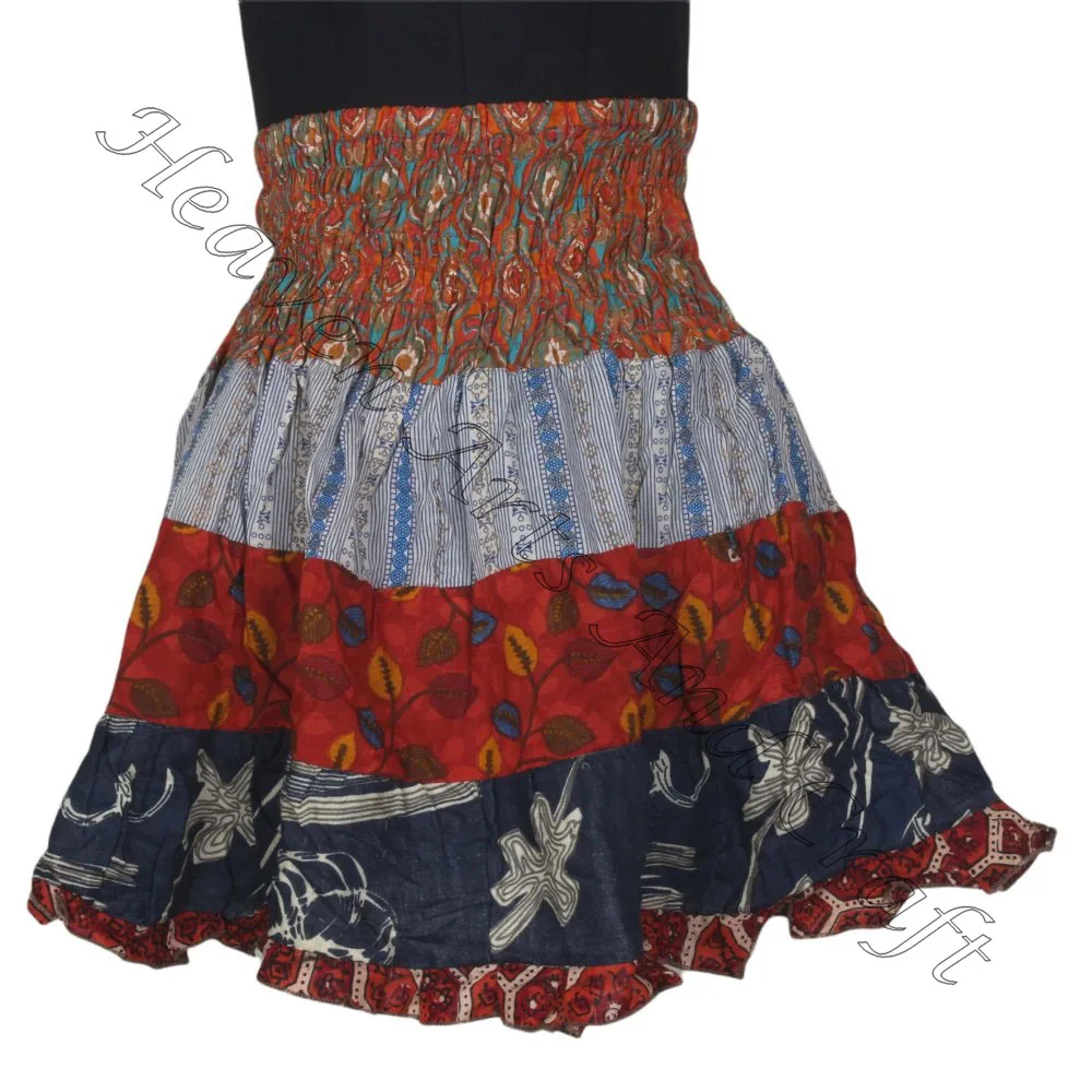 Элитная хлопковая мини-юбка