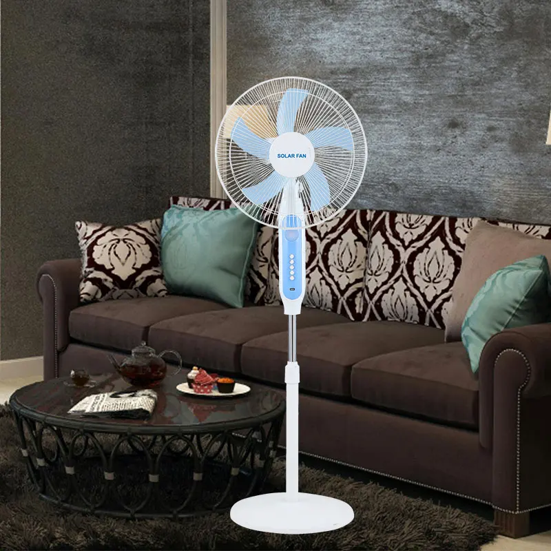AC DC 16 inch USB Button Switch  Night light TDSCF5 OEM Stand Rechargeable Solar fan