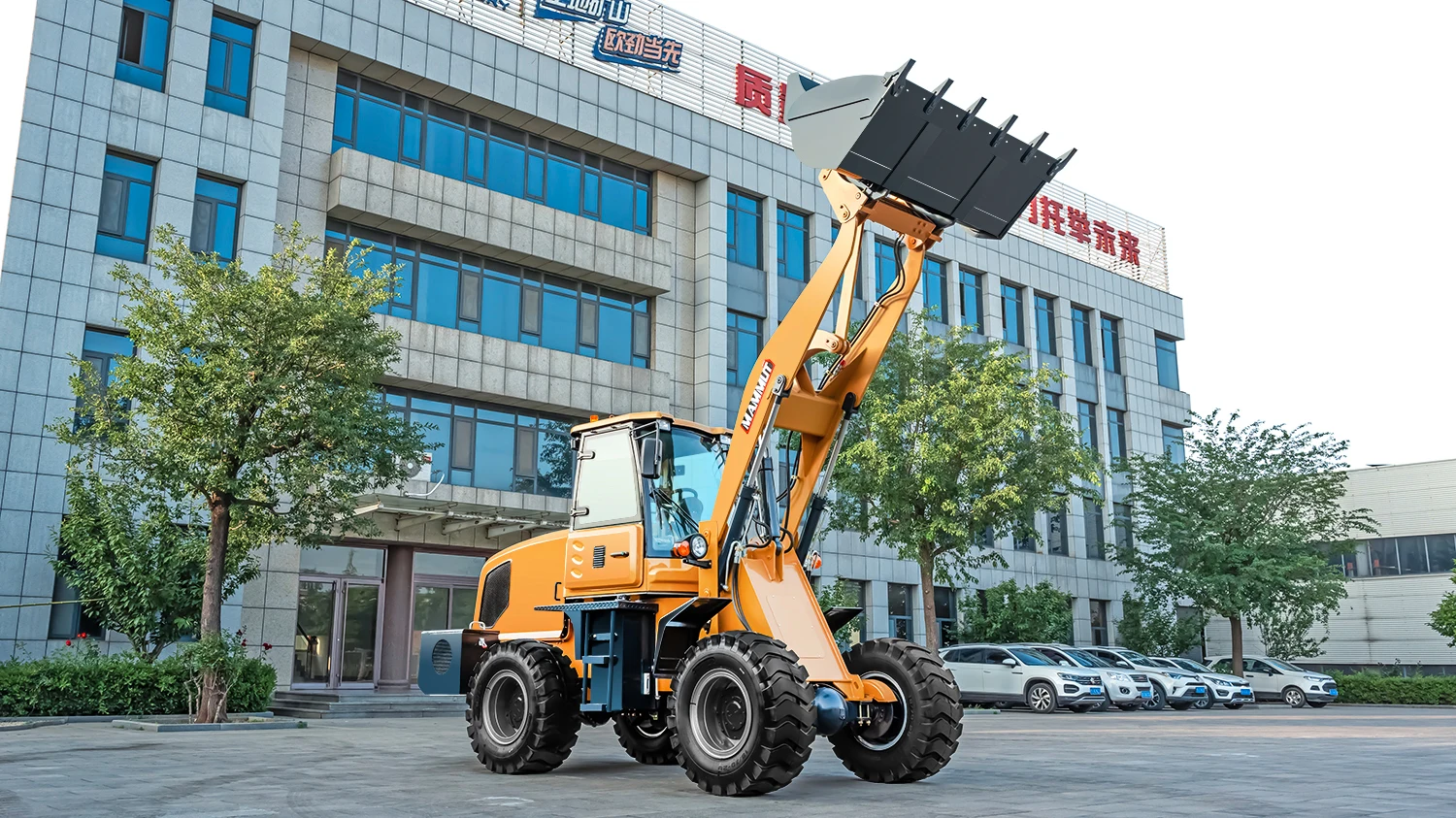 Heavy machine 2ton 2000kg wl20 hydraulic articulated front end wheel loader with quick hitch