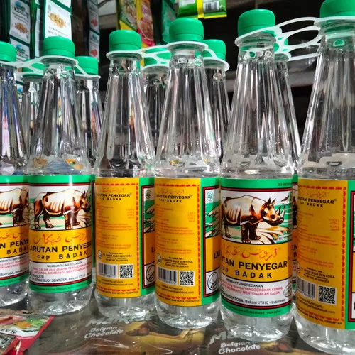 Larutan Penyegar CapBadak 24 plastic bottles X 500 ml beverage treatment for reducing Body Heatness sore throat constipation