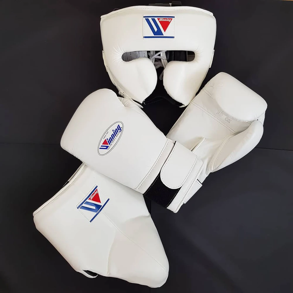 Professional Training Winning Boxing Sparring Kit Custom Made Winning Boxing Sparring Kit Original Leather Boxing Set GS-SS-11
