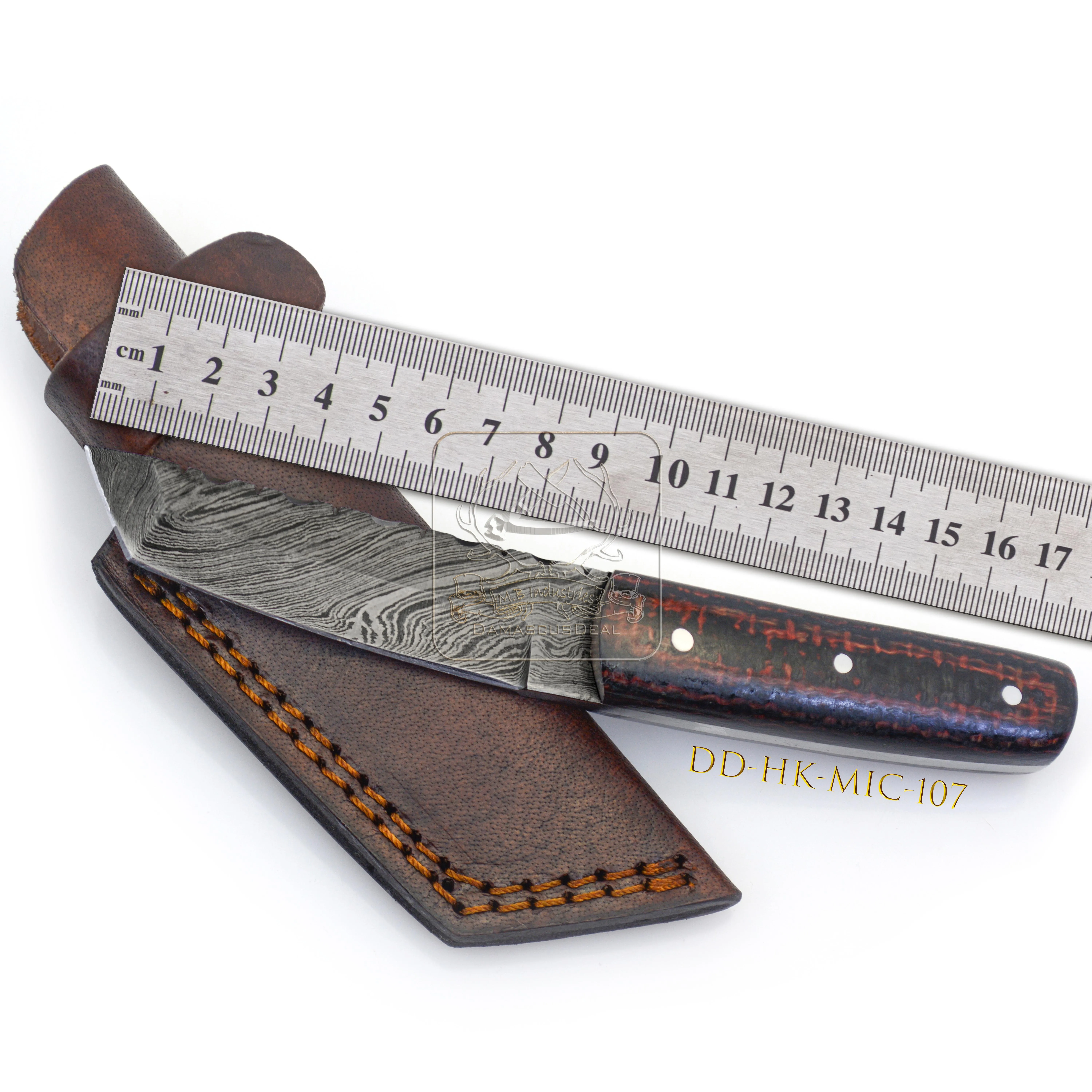 Hot Selling DD-HK-MIC-103 Damascus Steel Hunting Knife 192 Layers Outdoor Bushcraft Camping Survival Sword Micarta G10 Handle