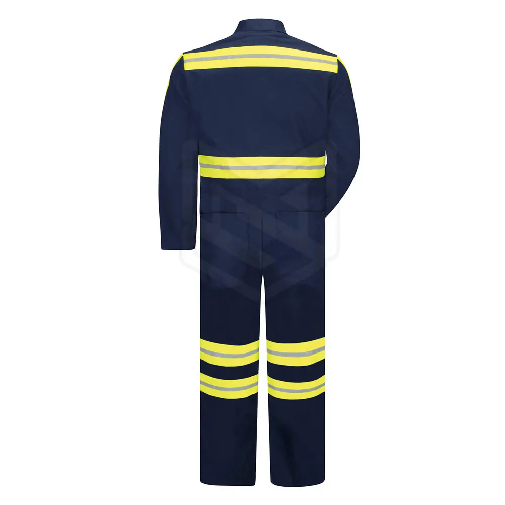 High Visibility  Reflective Safety Apparel Work Wear Premium Flame Retardant Construction Fire Resistant  Anti Heat Coveralls