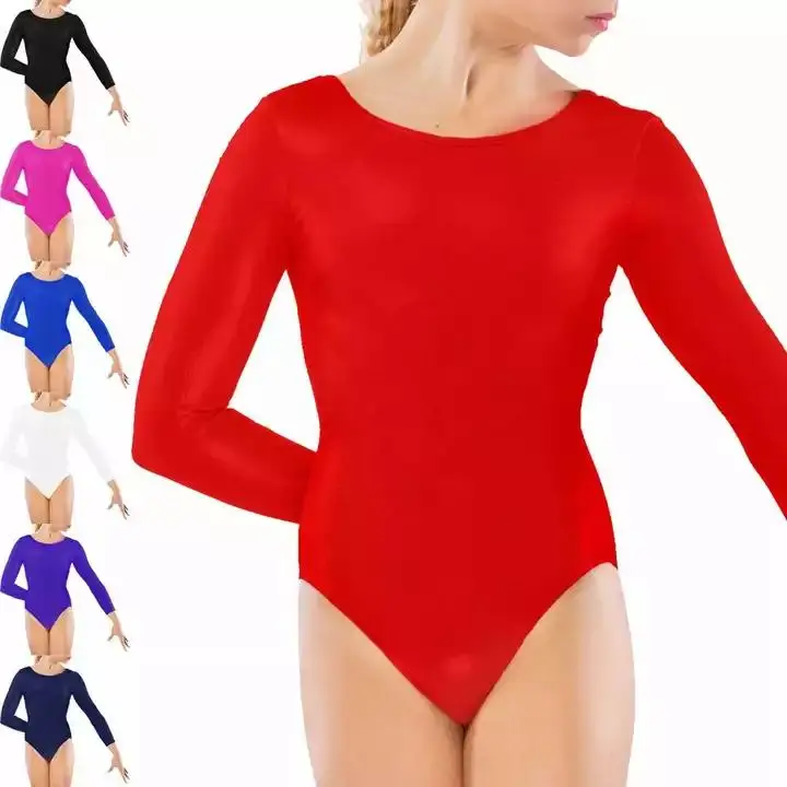 Custom Dancing Leotards for womens bodysuit sexy practice girls gymnestic leotards