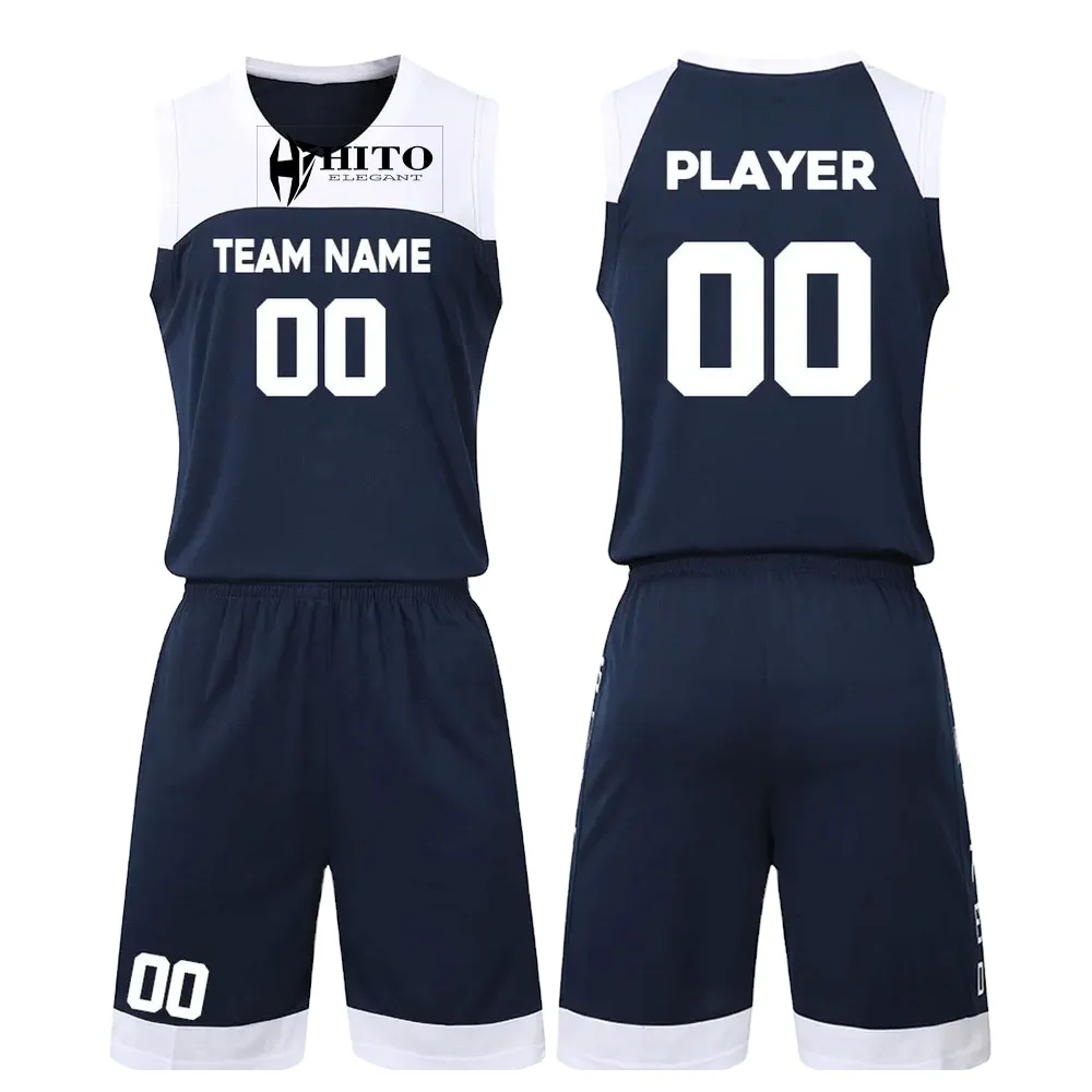 Wholesale Custom Basketball Jerseys Sublimation Printed Reversible Mesh Performance Athletic Team Uniforms for Sports