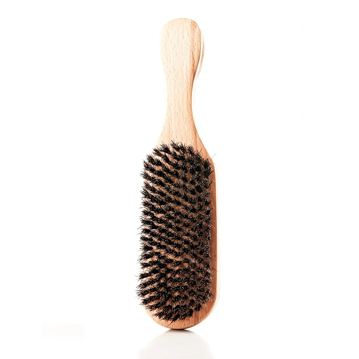 Best Selling Barber Shop Mixed Nylon Boar Bristle Beard Hair Shaving Brush With Wood Handle