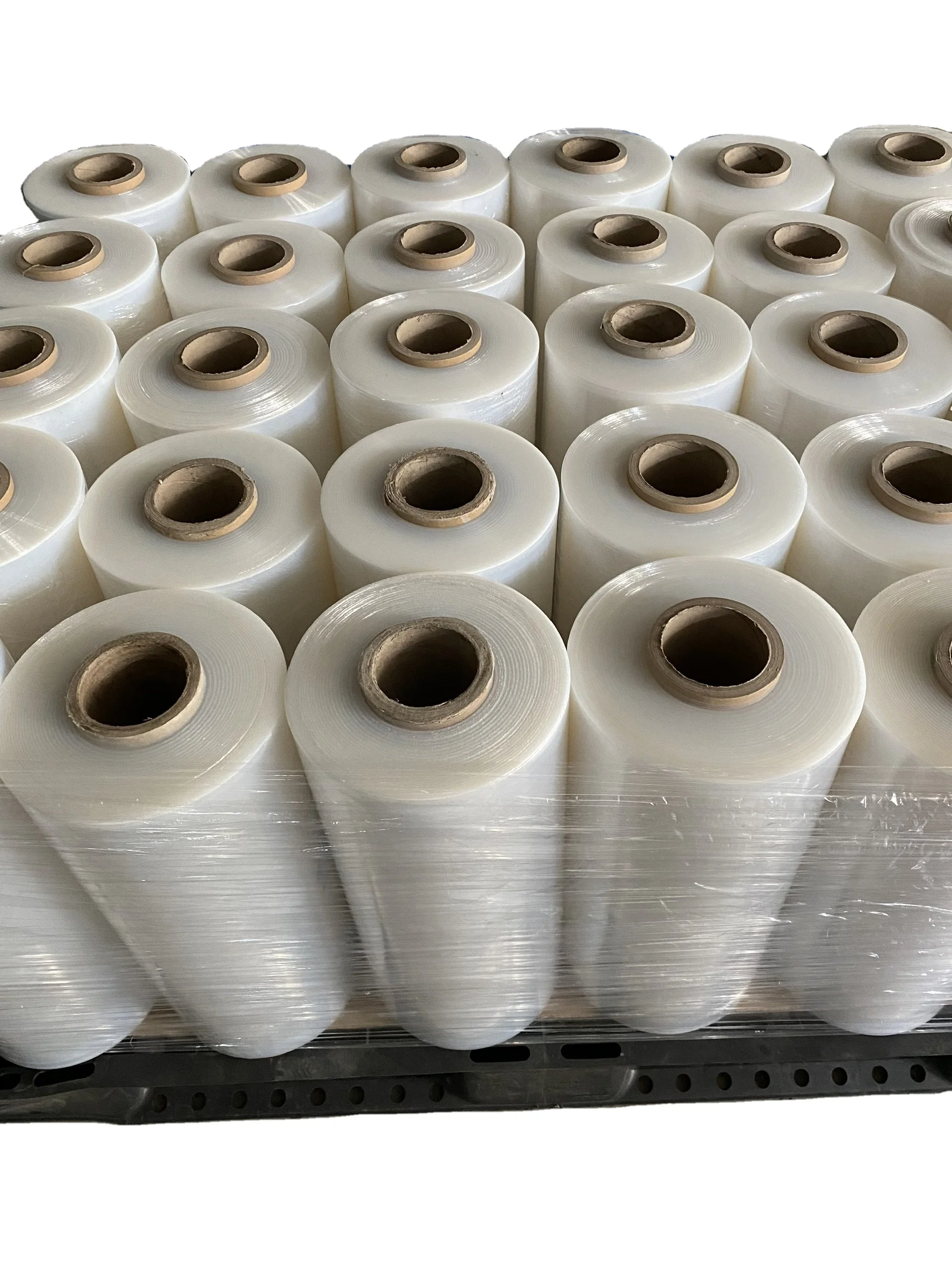 Jumbo Stretch Film Roll Lldpe Stretch Wrap Plastic Wrapping Material Film Stretch Film Roll High Quality