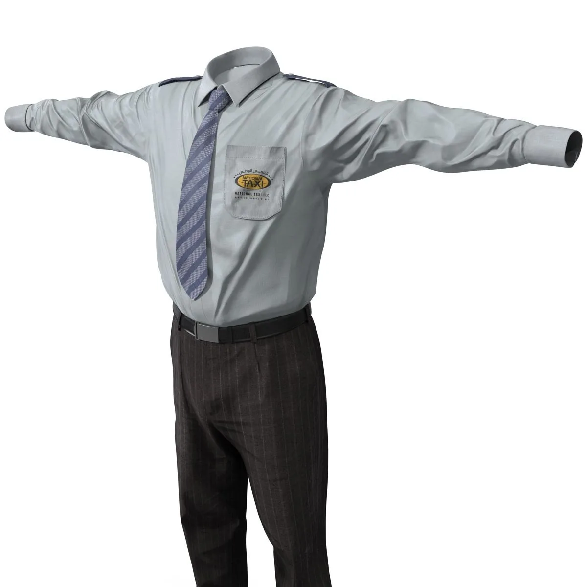 Indian Exporter Offers High-On-Demand Light Blue Cotton Polyester Security Guard Uniform Premium Quality for Summer Daily Wear