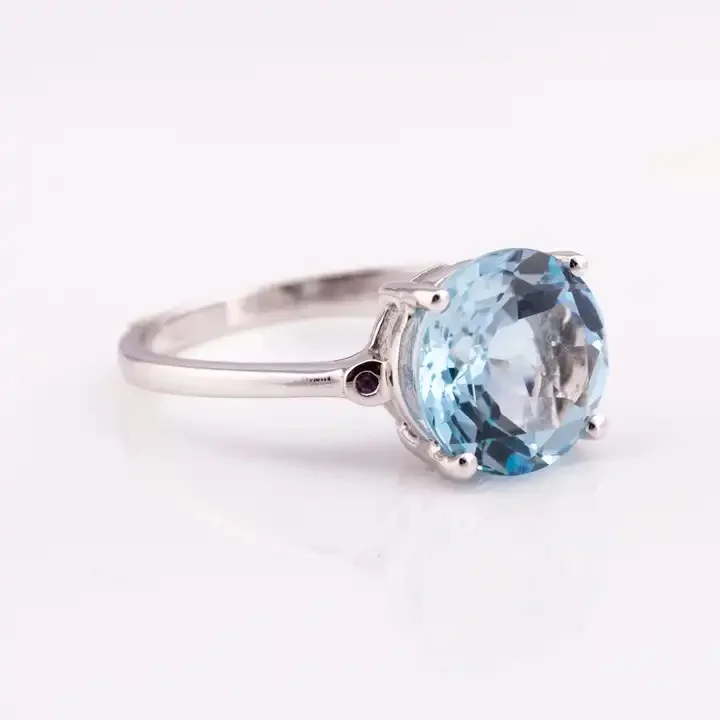 2023 Sterling Silver Real Jewelry Rings Ring R-7177 for Women from Thailand silver ring with turquoise stone