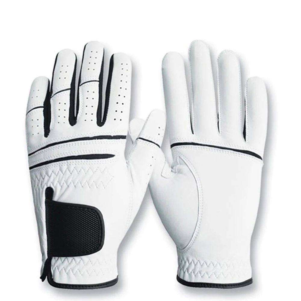 Unique Design Best Quality Leather Material Outdoor And Indoor Gloves Use Golf Gloves For Men