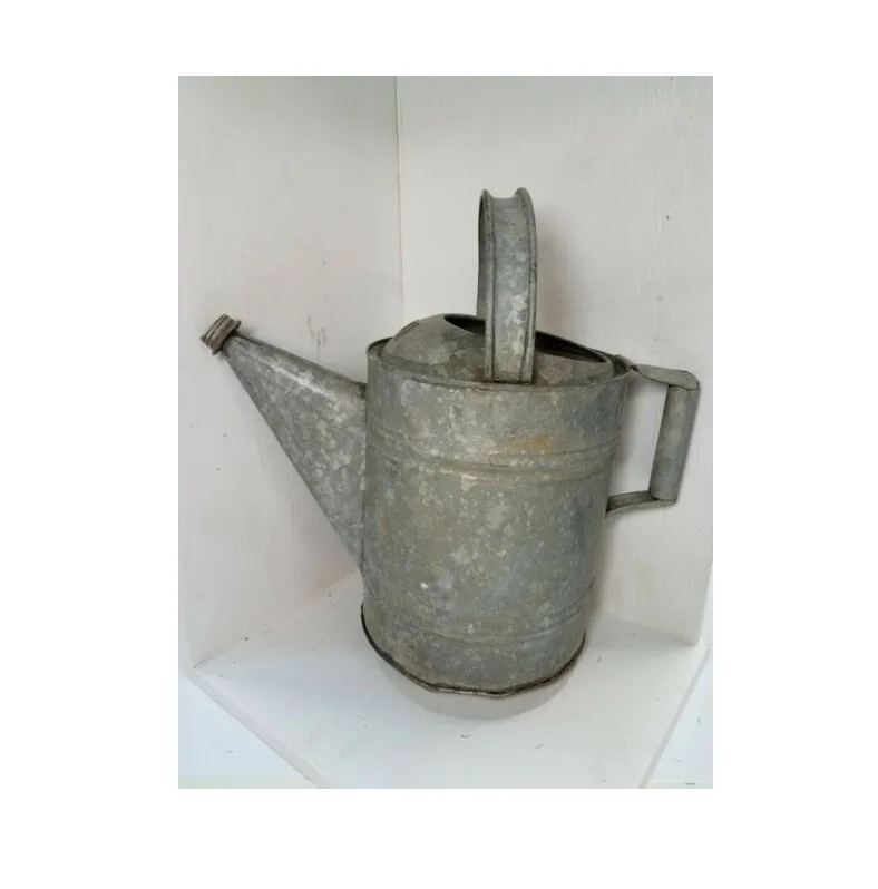 Классический дизайн оцинкованный античный металлический кувшин для полива лучшее качество контейнер растений горячая распродажа