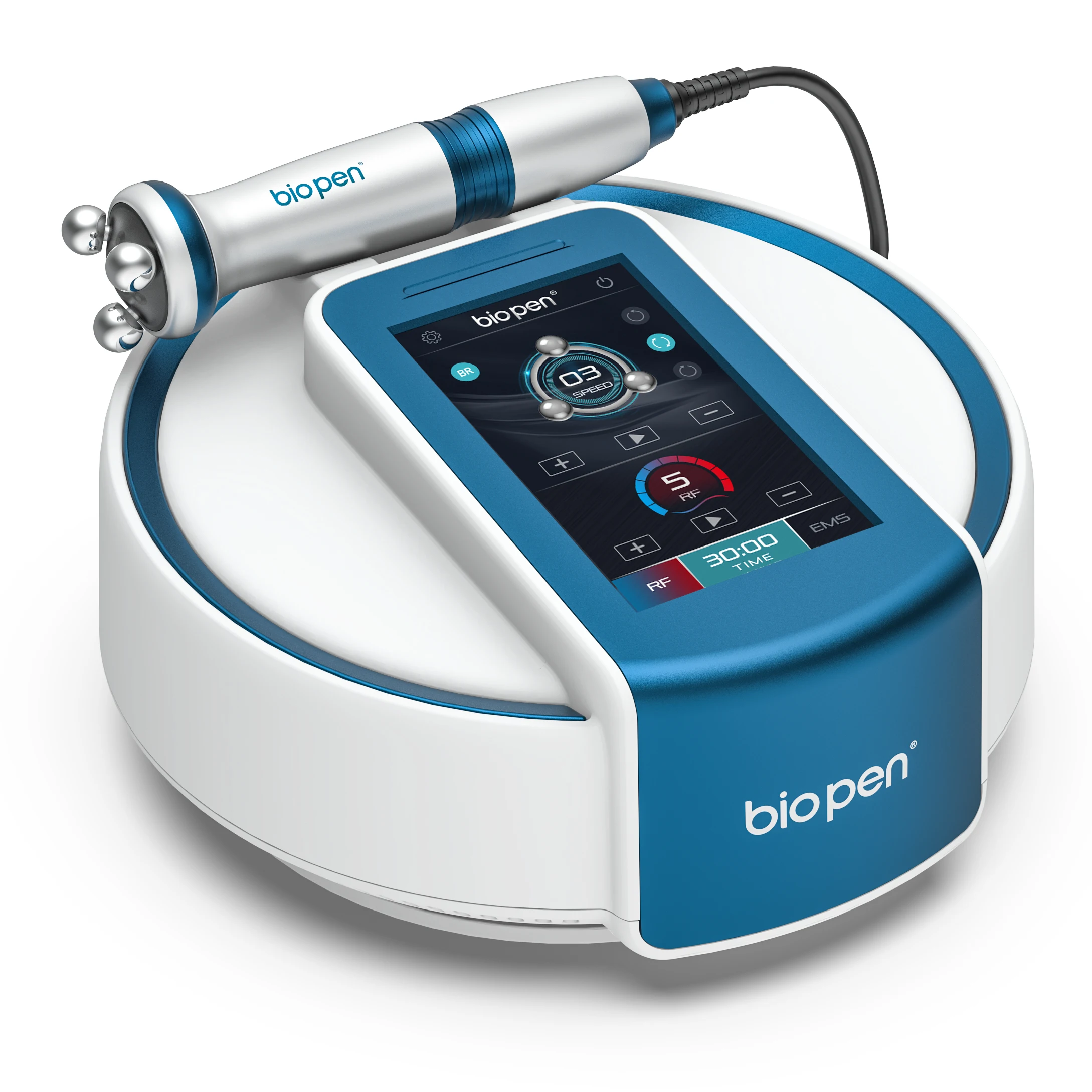 Bio pen T6 with new functions of EMS and RF therapy and LED Light therapy+Vibration Massage